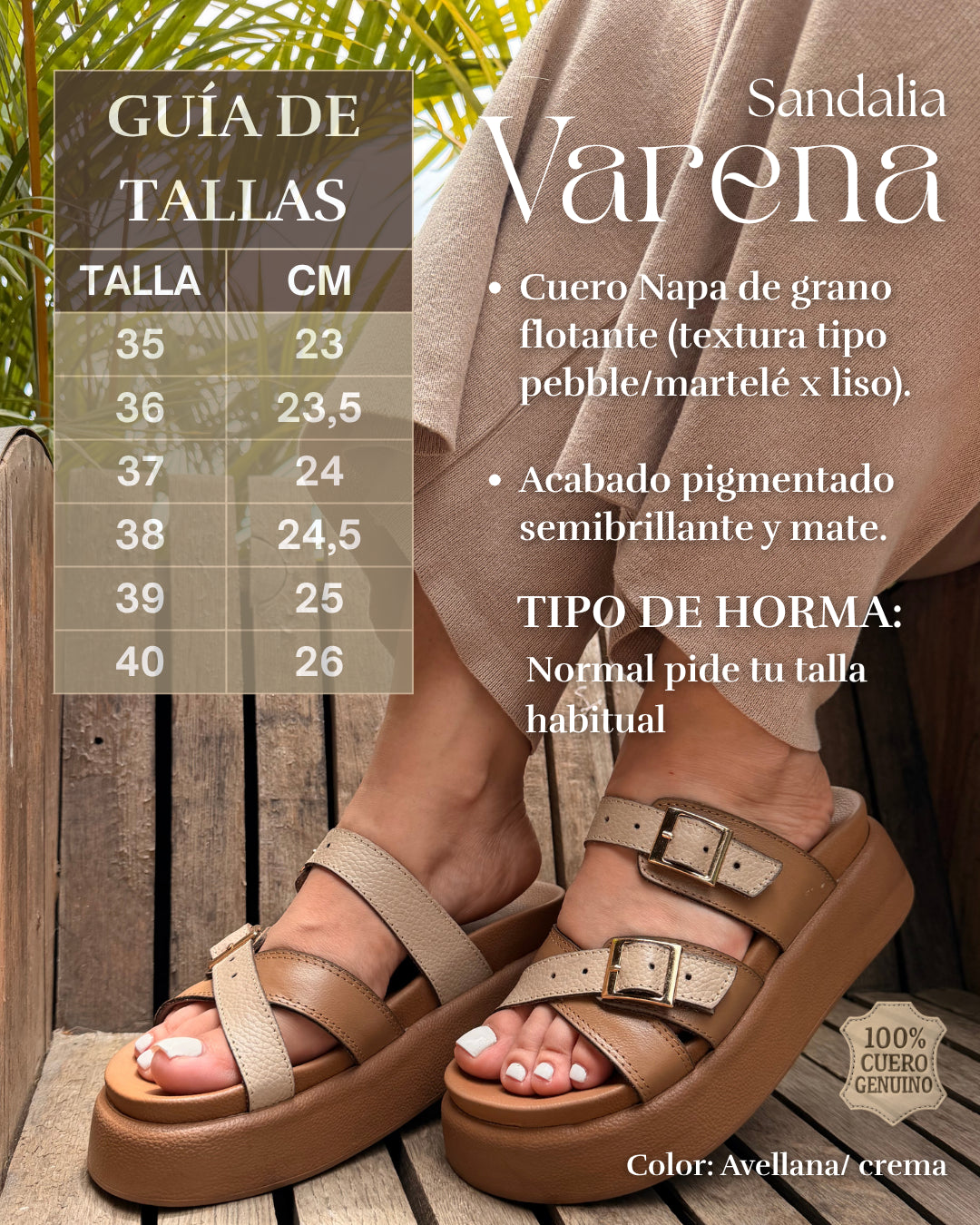 VARENA COLECCIÓN CUERO